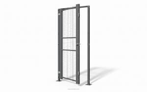 Safety fencing Hinged door Securyfence 