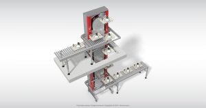 continuous vertical conveyor for food