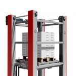 mk10 vertical conveyor for lifting pallets