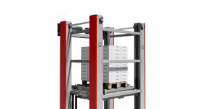 mk10 vertical conveyor for lifting pallets