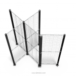 safety fence mesh panels assembly